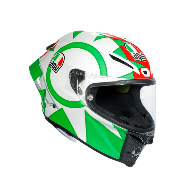 Casco para moto AGV Pista GP R Rossi Mugello 2018 Tricolore con mica transparente incluida
