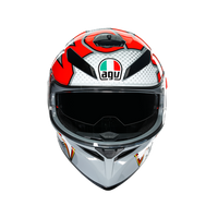Pantalla solar interna IVS casco AGV K3 SV Bubble Gris manejable con guantes
