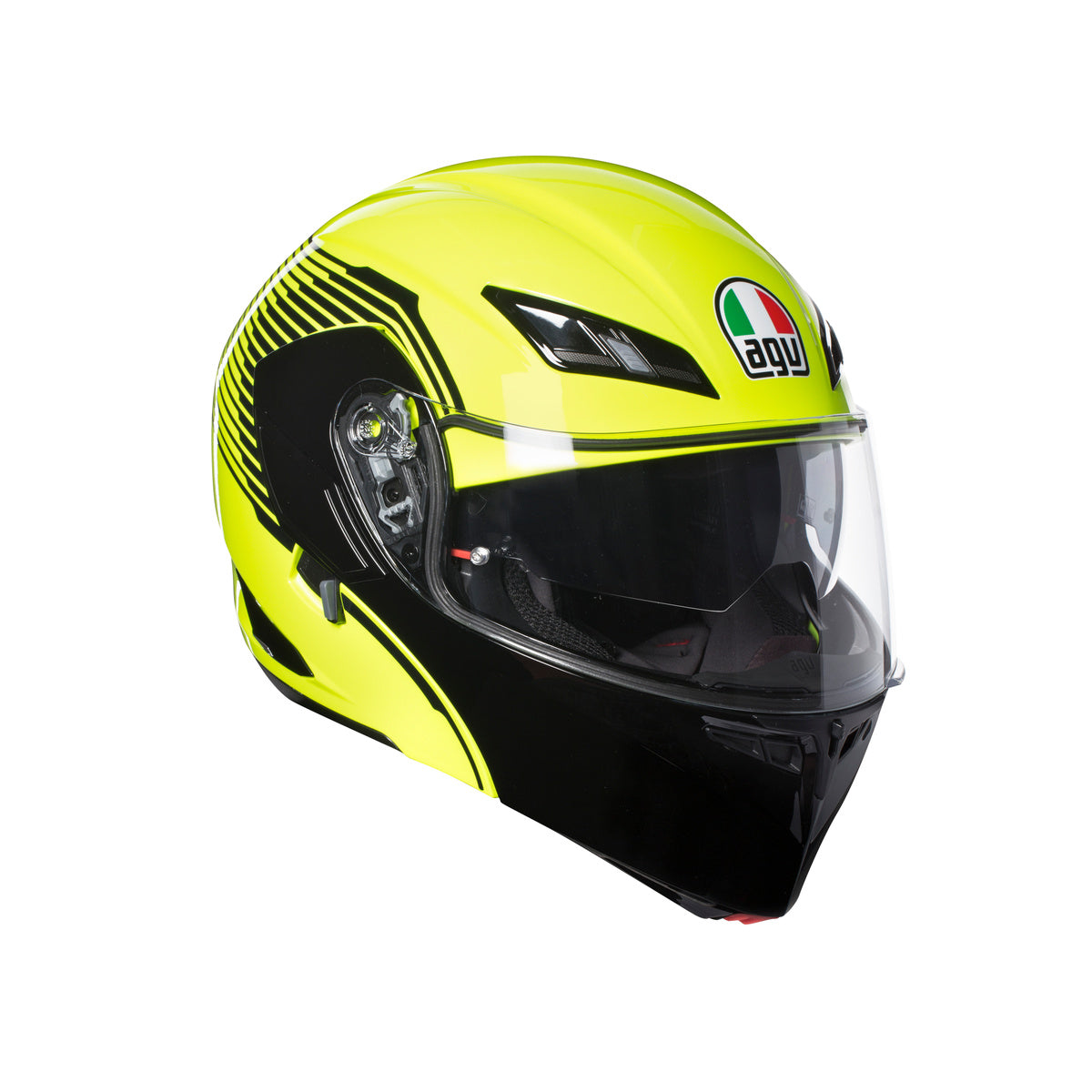 Casco modular AGV Compact ST Vermont amarillo para touring y carretera