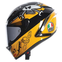 Vista lateral izquierda casco AGV Corsa W Guy Martin