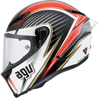 Vista lateral izquierda casco AGV Corsa W Racetrack