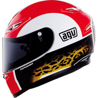 Vista lateral izquierda casco AGV GP Tech Simoncelli Limited Edition