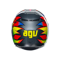 asco AGV gris amarillo para carretera y touring