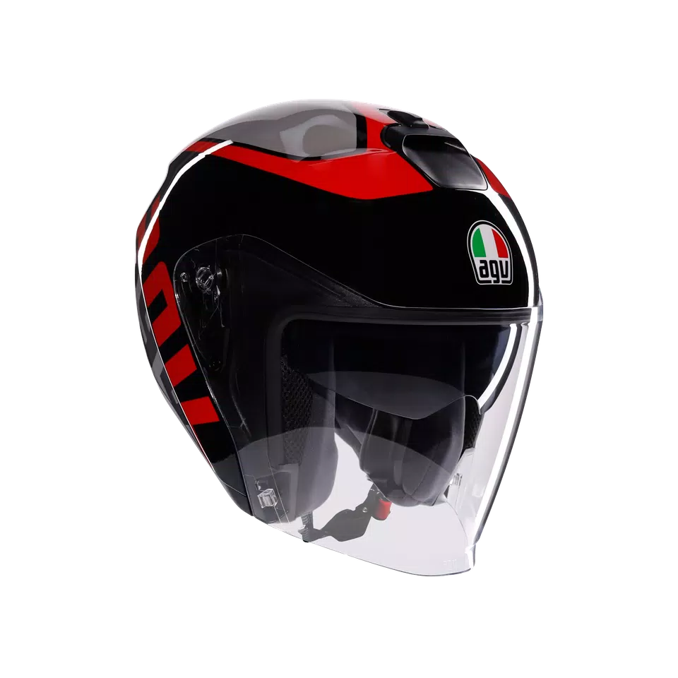 Casco AGV Irides Valenza gris mate para moto urbana