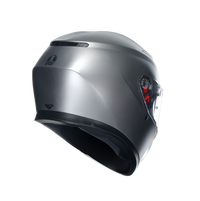 Vista lateral derecha casco AGV K3 Rodio gris mate