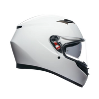 Vista lateral derecha casco AGV K3 Mono Seta White
