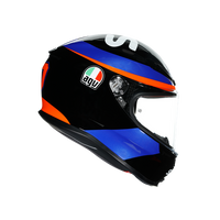 Vista lateral derecha casco AGV K6 Marini Replica