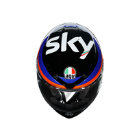 Vista superior casco AGV K6 Marini premium