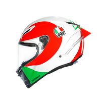 Vista lateral izquierda casco AGV Pista GP R Rossi Mugello 2018
