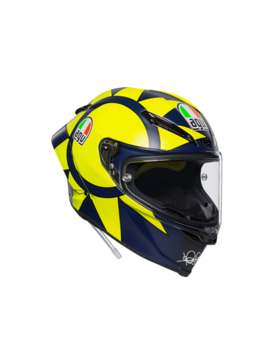 Casco para moto AGV Pista GP RR Rossi Soleluna 2019 con mica transparente incluida