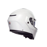 Vista trasera casco modular AGV Streetmodular carbono