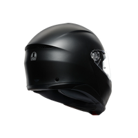 Detalle acabado negro mate casco AGV Tourmodular