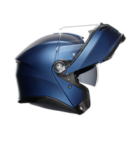 Vista lateral derecha casco AGV Tourmodular Galassia Blue