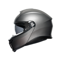 ista lateral izquierda casco AGV Tourmodular Luna Grey Mate