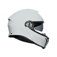 Vista lateral derecha casco AGV Tourmodular Stelvio blanco