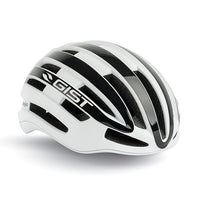 Casco de ciclismo GIST Bravo blanco aerodinámico con cierre Fidlock