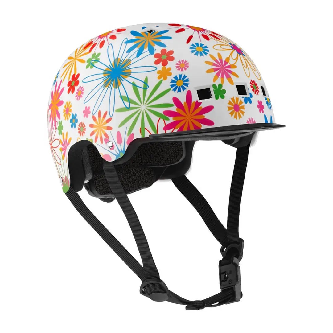 Casco de ciclismo PLY Pop Plus Multi Flower aerodinámico