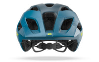 Vista frontal del casco Rudy Project Crossway azul océano pacífico mate