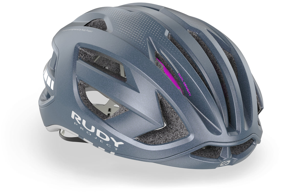 Casco de ciclismo Rudy Project Egos azul cósmico mate con máxima ventilación y seguridad para ruta gravel y MTB