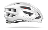 Vista lateral izquierda del casco Rudy Project Egos blanco mate