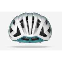 Vista frontal del casco Rudy Project Egos perla esmeralda metal mate