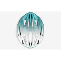 Vista superior del casco Rudy Project Egos perla esmeralda metal mate