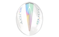 Vista superior del casco Rudy Project Nytron Pro blanco iridiscente mate