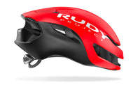 Vista lateral izquierda del casco Rudy Project Nytron rojo