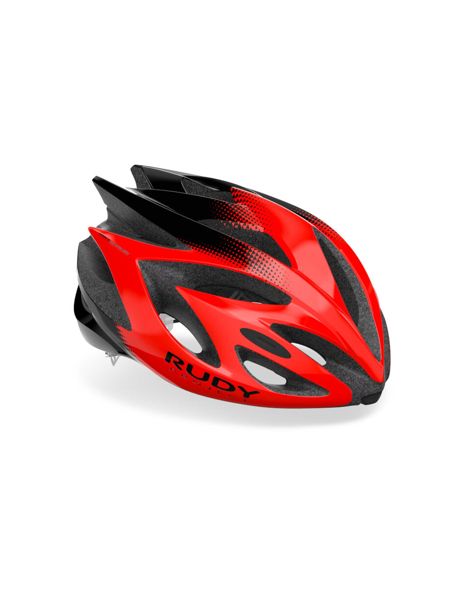Casco de ciclismo Rudy Project Rush rojo brillante para ruta y MTB
