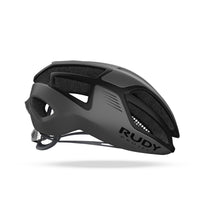 Vista lateral izquierda del casco Rudy Project Spectrum titanio stealth mate