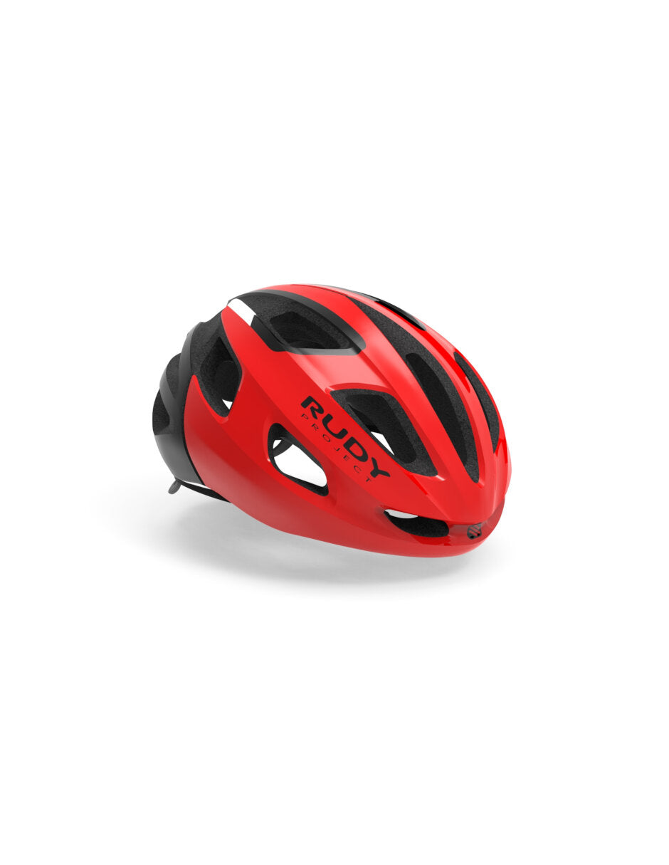 Casco de ciclismo Rudy Project Strym rojo brillante para ruta y gravel