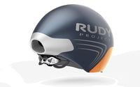 Vista trasera del casco Rudy Project The Wing azul cósmico mate
