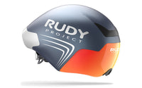 Casco de ciclismo Rudy Project The Wing azul cósmico mate aerodinámico para triatlón y contrarreloj