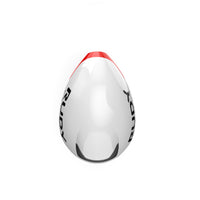 Vista superior del casco Rudy Project The Wing blanco brillante
