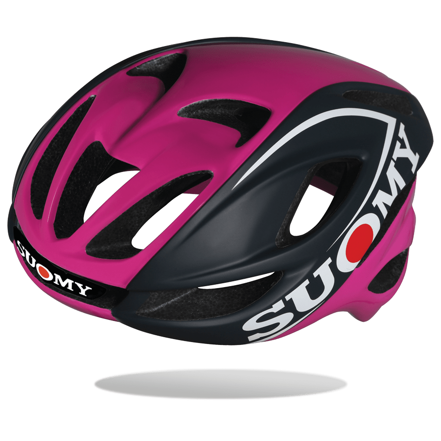 Casco de ciclismo SUOMY Glider rosa para ruta y entrenamiento