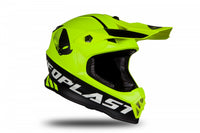 Casco cross moto infantil UFO HE191 amarillo fluo para motocross y enduro