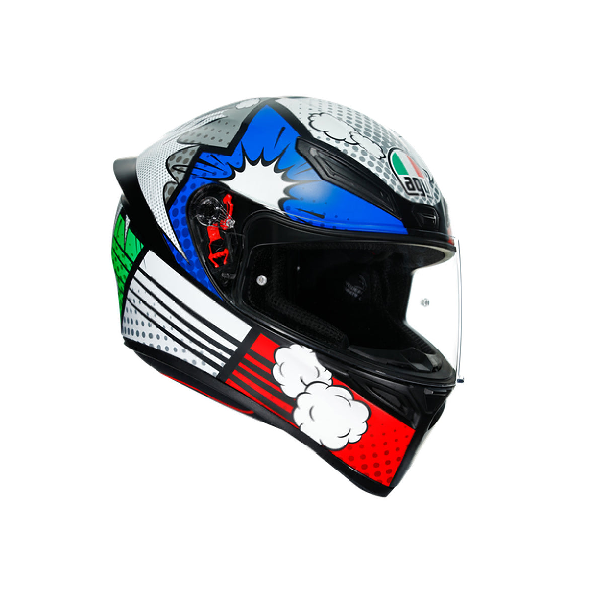 casco para moto agv k1 s bang matt italy blue en México