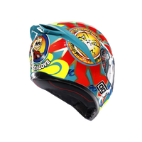 casco para moto agv k1 s rossi mugello 1999 vista lateral derecha