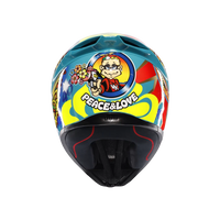casco para moto agv k1 s rossi mugello 1999 vista trasera