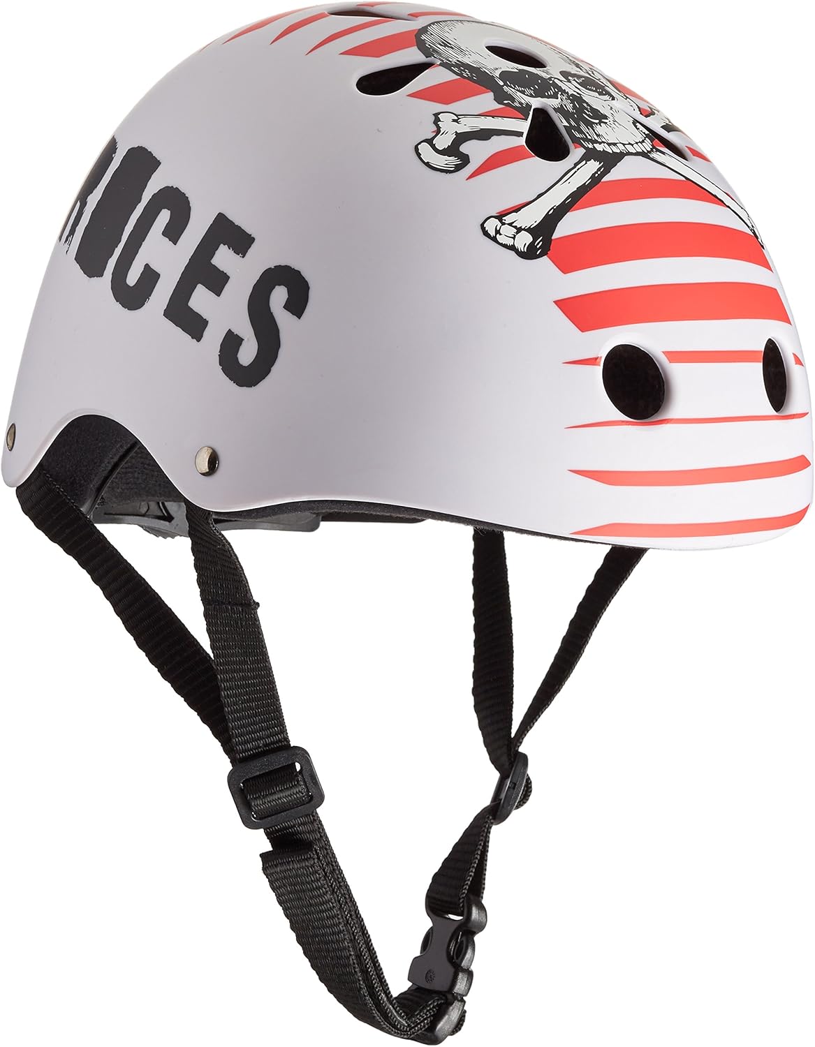 Casco de patinaje Roces Intertoy Sagg blanco rojo recreativo