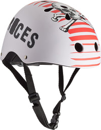 Casco de patinaje Roces Intertoy Sagg blanco rojo recreativo