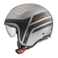 Vista lateral izquierda casco Premier Rocker Visor ON 17 BM Jet