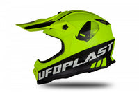 Vista lateral izquierda casco moto infantil UFO HE191