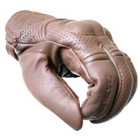 Palma reforzada de los guantes para moto Dainese Corbin Air unisex color café
