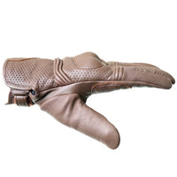 Paneles de ventilación en guantes para moto Dainese Corbin Air café para mayor comodidad al conducir