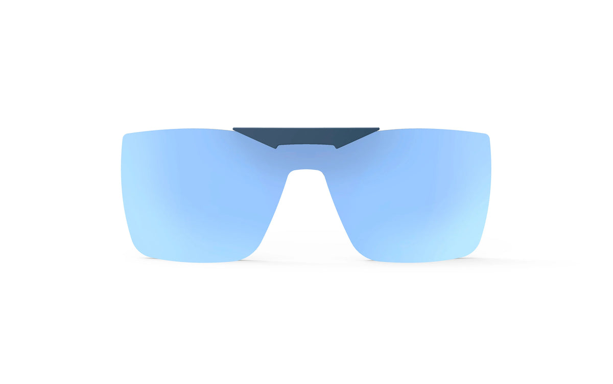 Flip-Up Rudy Project Inkas Blue Navy con lente Multilaser Ice abatible