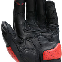 Membrana impermeable D-Dry en guantes para moto Dainese Impeto negro rojo