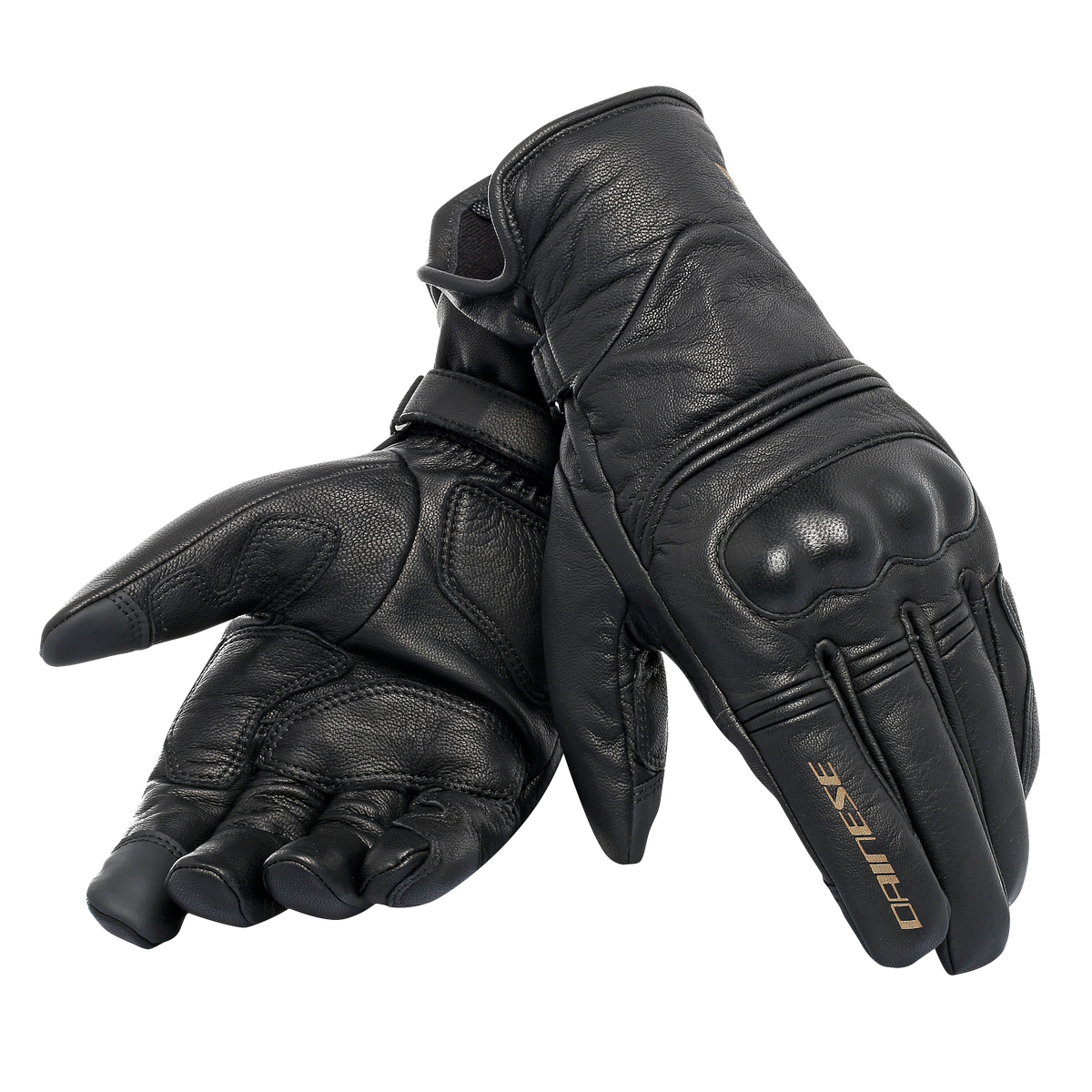 Guantes para moto Dainese Corbin D-Dry unisex negros impermeables para uso urbano y touring