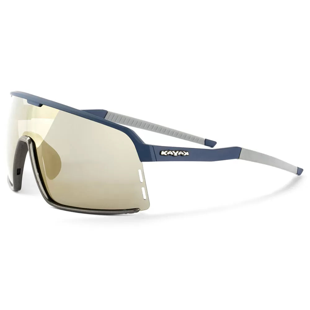 Lentes de ciclismo GIST Kayak XFly azules Art. 2977 con lentes intercambiables y protección UV