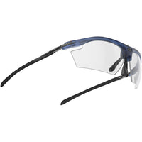Vista lateral derecha de los lentes Rudy Project Rydon Azul Congelado
